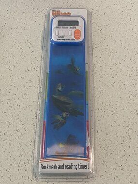 Mark-My-Time Disney Finding NEMO Bookmark + Reading Timer NEW